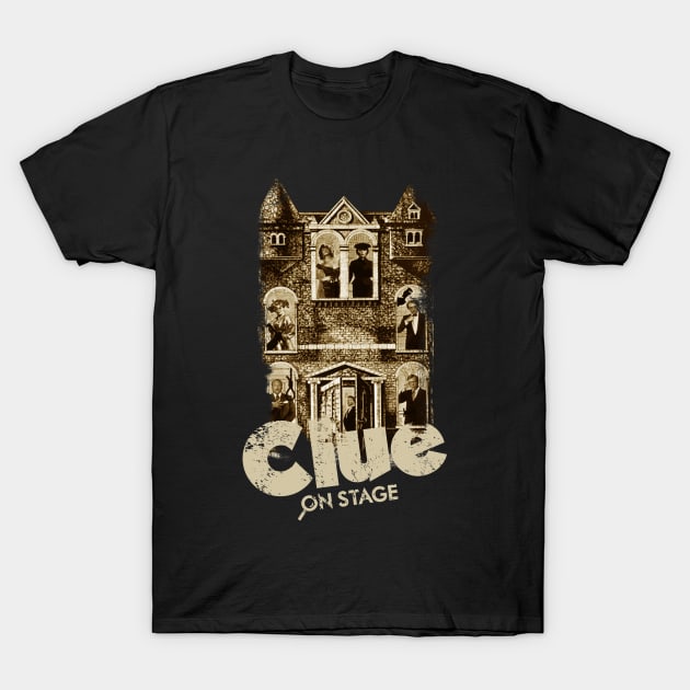 clue movie castle T-Shirt by Collage Collective Berlin